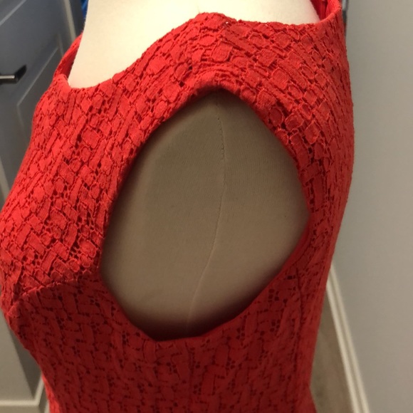 Connected Apparel V-Neck Sleeveless Eyelet Dress  Size 8 - Picture 4 of 15